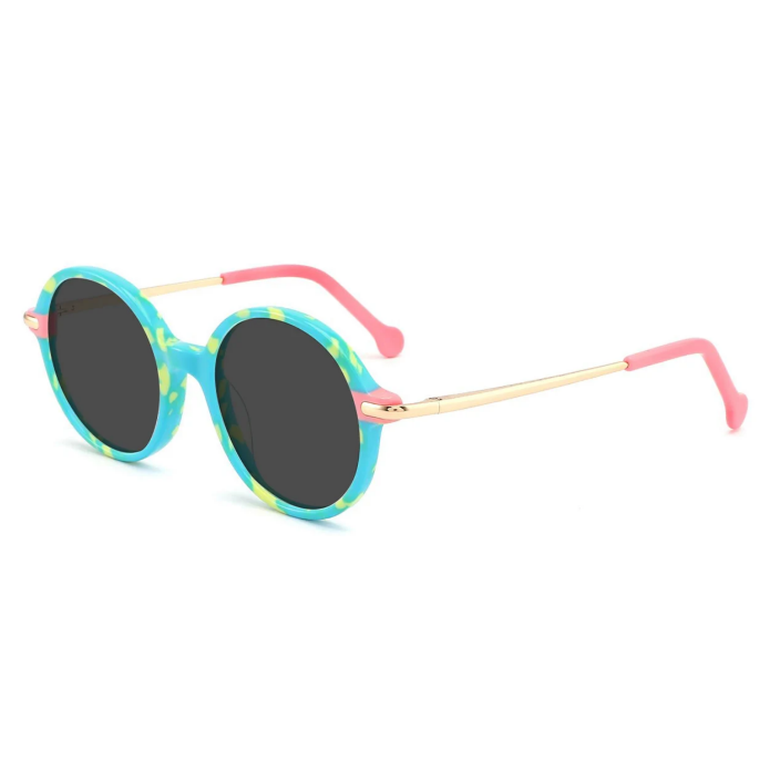 Kid's Acetate Round Sunglasses SG4384